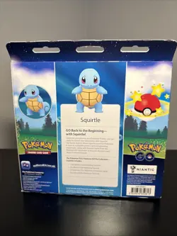 Pokemon TCG: GO Pin Collection Set of 3 Charmander Squirtle Bulbasaur New Sealed - Image 5