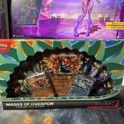 Pokemon TCG Masks of Ogerpon Premium Collection Box Factory Sealed - Image 1