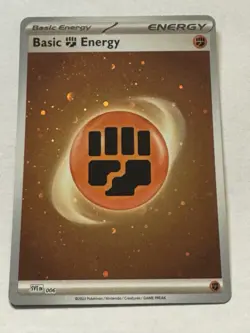 HD Variant 151 Holo Energy - Fighting Energy SVE 006 SV 151 Pokemon SWIRL - Image 2