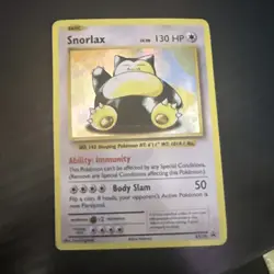 2016 Snorlax XY179 Promo Pokemon Holo Foil Refractor Pokemon Card PC713 - Image 1