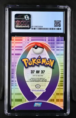 Ho-oh Pokemon Topps Johto League Champions 37/37 Sticker Card CGC 8 - Image 2