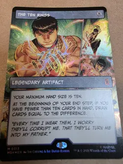 The Ten Rings - Foil (Borderless) Marvel Super Heroes - Mtg - Image 1
