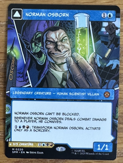 MTG Marvel Spider-Man, Norman Osborn / Green Goblin - Borderless - Image 1