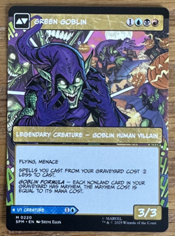 MTG Marvel Spider-Man, Norman Osborn / Green Goblin - Borderless - Image 2