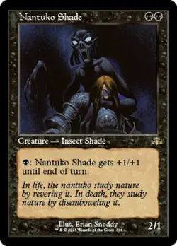 MTG Dominaria Remastered RETRO FRAME R Nantuko Shade #306 - Image 1
