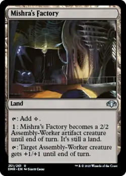 MTG Dominaria Remastered U Mishra's Factory #251 PLAYSET 4x x4 - Image 1