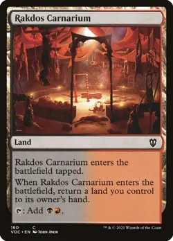 MTG Commander Crimson Vow C Rakdos Carnarium #180 PLAYSET 4x x4 - Image 1