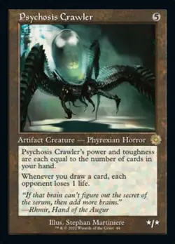 MTG Brothers War Retro Artifacts R Psychosis Crawler #044 - Image 1
