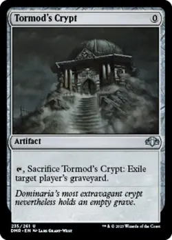 MTG Dominaria Remastered *FOIL* U Tormod's Crypt #235 - Image 1