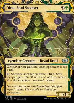 MTG MOM Multiverse Legends *FOIL* U Dina Soul Steeper #0037 - Image 1