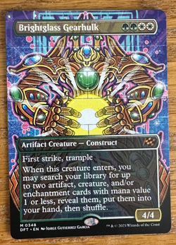 MTG Aetherdrift, Brightglass Gearhulk - Borderless - Image 1