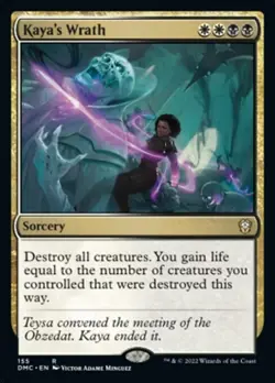 MTG Commander Dominaria United R Kaya's Wrath #155 - Image 1