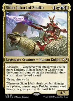 MTG Commander 2023 MOM M Sidar Jabari of Zhalfir #0005 - Image 1