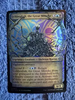 MTG - Uchbenbak, the Great Mistake Showcase - The Lost Caverns of Ixalan NM FOIL - Image 1
