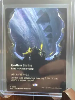 Godless Shrine (Borderless) Edge of Eternities MTG Regular Near Mint - Image 3