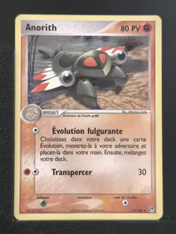 Carte Pokemon Anorith 27/100 Ex Tempete De Sable TDS Bloc EX FR 1 - Image 2
