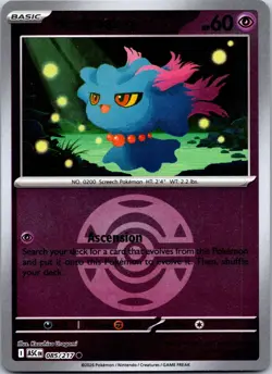 Misdreavus (Dusk Ball) 085/217 Common Ascended Heroes Pokemon Reverse Holo NM - Image 1