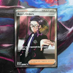 Pokemon TCG Boss’s Orders 256/217 Full Art Trainer – Ascended Heroes – NM ✨ - Image 1