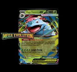 Pokemon TCG Mega Venusaur EX Holo Double Rare Card 003/132 - Image 1