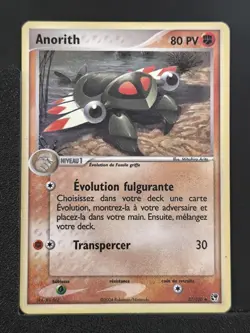Carte Pokemon Anorith 27/100 Ex Tempete De Sable TDS Bloc EX FR 3 - Image 2