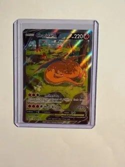 pokemon lot of 8 raw cards with 2 Charizards and a Mewtwo - Image 3