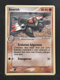 Carte Pokemon Anorith 27/100 Ex Tempete De Sable TDS Bloc EX FR 2 - Image 2