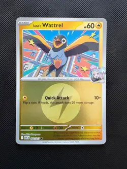 Iono's Wattrel (Energy Symbol) 071/217 Ascended Heroes Pokemon Reverse Holo NM - Image 1