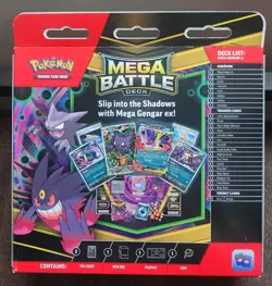Mega Battle Deck Mega Gengar Ex Sealed Box Pokemon w/ Haunter Promo #027 - Image 2