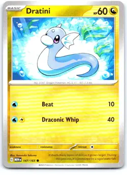 Dratini 147/165 Common 151 Pokemon Near Mint - Image 1