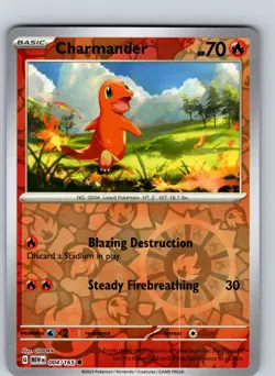 Charmander 4/165 2023 S&V 151 Reverse Holo Common - Image 1