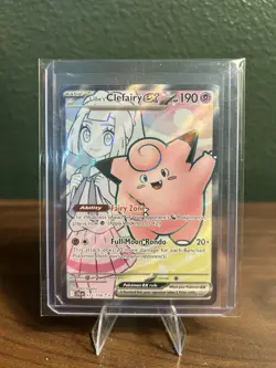 Lillie's Clefairy ex 173/159 Ultra Rare Journey Together Pokemon TCG - Image 1