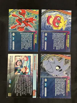 2001 Pokemon Topps Johto League Champions Non Foil Lot - HP/DMG (24 Total) - Image 3