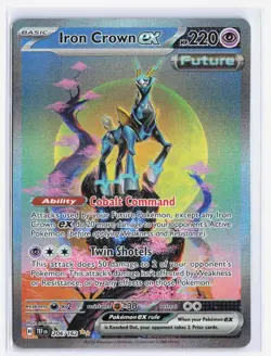 Pokemon TCG Iron Crown EX #206/162 Temporal Forces SV 2024 NM - Image 1