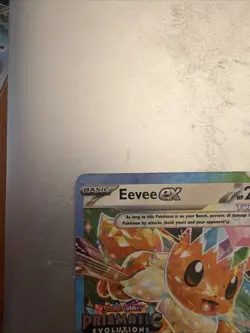 Pokemon TCG Eevee ex Prismatic Evolutions Stamp 075/131 Promo Holo Eng FA - Image 3