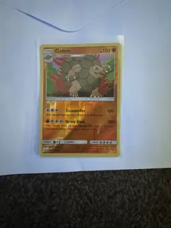 Pokemon TCG Golem Unbroken Bonds 89/214 Reverse Holo Rare LP. - Image 1