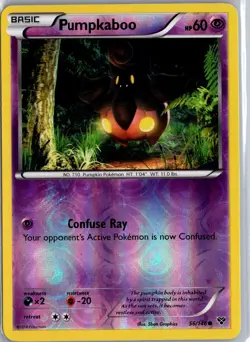 Pumpkaboo 56/146 Common XY Pokemon Reverse Holo Lightly Played - Image 1
