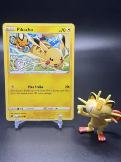 Pikachu 049/195 Pokemon Swsh12: Sword & Shield - Silver Tempest Regular - NM - Image 1