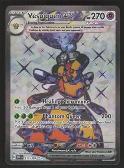 Vespiquen ex 212/197 Pokemon TCG SV03: Obsidian Flames NM - Image 1