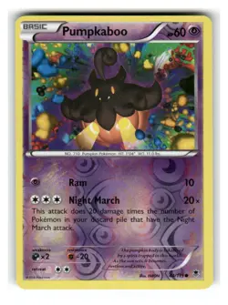 Pumpkaboo 44/119 Common Phantom Forces Pokemon Reverse Holo Lightly Played - Image 1