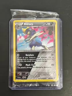 Pokemon 2016 XY Steam Siege Knockout Box Bisharp Cosmo Holo Promo 64/114 NM - Image 1