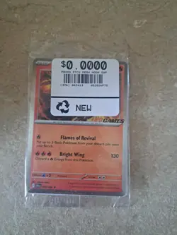 Pokemon TCG Ho-Oh EB Games Stamped Promo 010/086 Chaos Rising (SEALED!) - Image 1