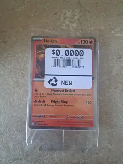 Pokemon TCG Ho-Oh EB Games Stamped Promo 010/086 Chaos Rising (SEALED!) - Image 2