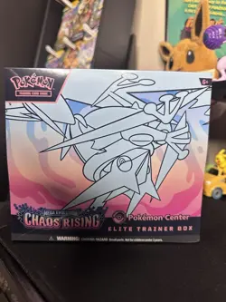 Chaos Rising Preorder Pokemon Center Exclusive ETB In Hand! - Image 1