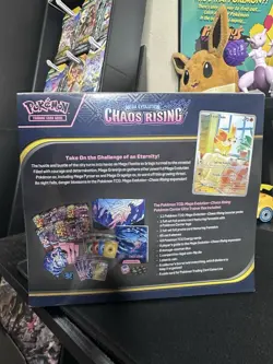 Chaos Rising Preorder Pokemon Center Exclusive ETB In Hand! - Image 3