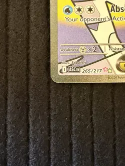 Pokemon TCG Mega Froslass EX 265/217 Mega Attack Rare Ascended Heroes - Image 3