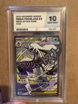 Pokemon TCG : Ascended Heroes - Mega Froslass ex 265/217 Mega Attack Rare - Image 1