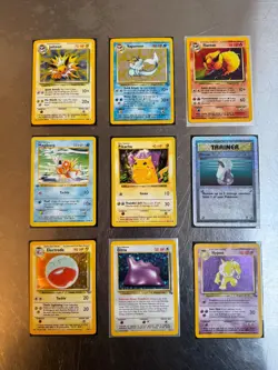 Lot Of 9 Vintage Pokemon Cards / Holo / Rare / Shadowless/ 1st Edition - Image 2