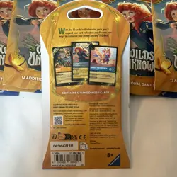 Disney Lorcana Wilds Unkown Booster Pack Lot of 14 Sleeved Boosters - Image 3