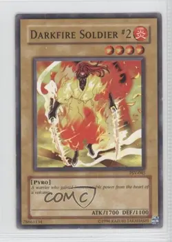Darkfire Soldier #2 Unlimited YuGiOh Pharaoh's Servant #PSV-045 2002 READ - Image 1