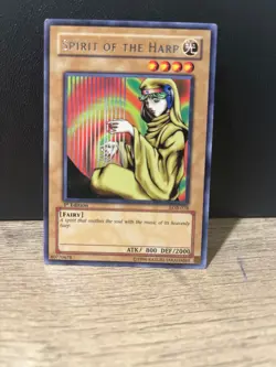 Yu-Gi-Oh! Yugioh Spirit of the Harp LOB-078 1st Edition Old Asia Edition Rare - Image 1